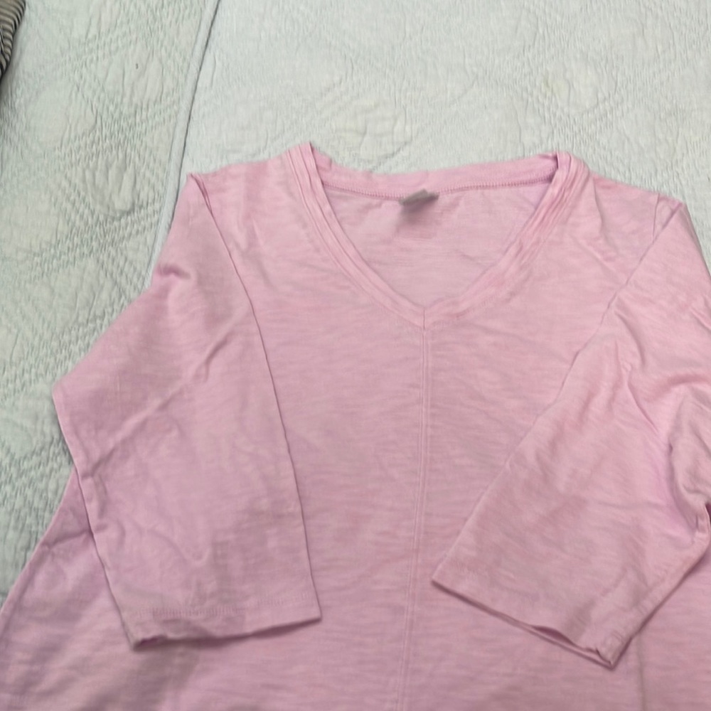 Chico’s 3 quarter sleeve tee